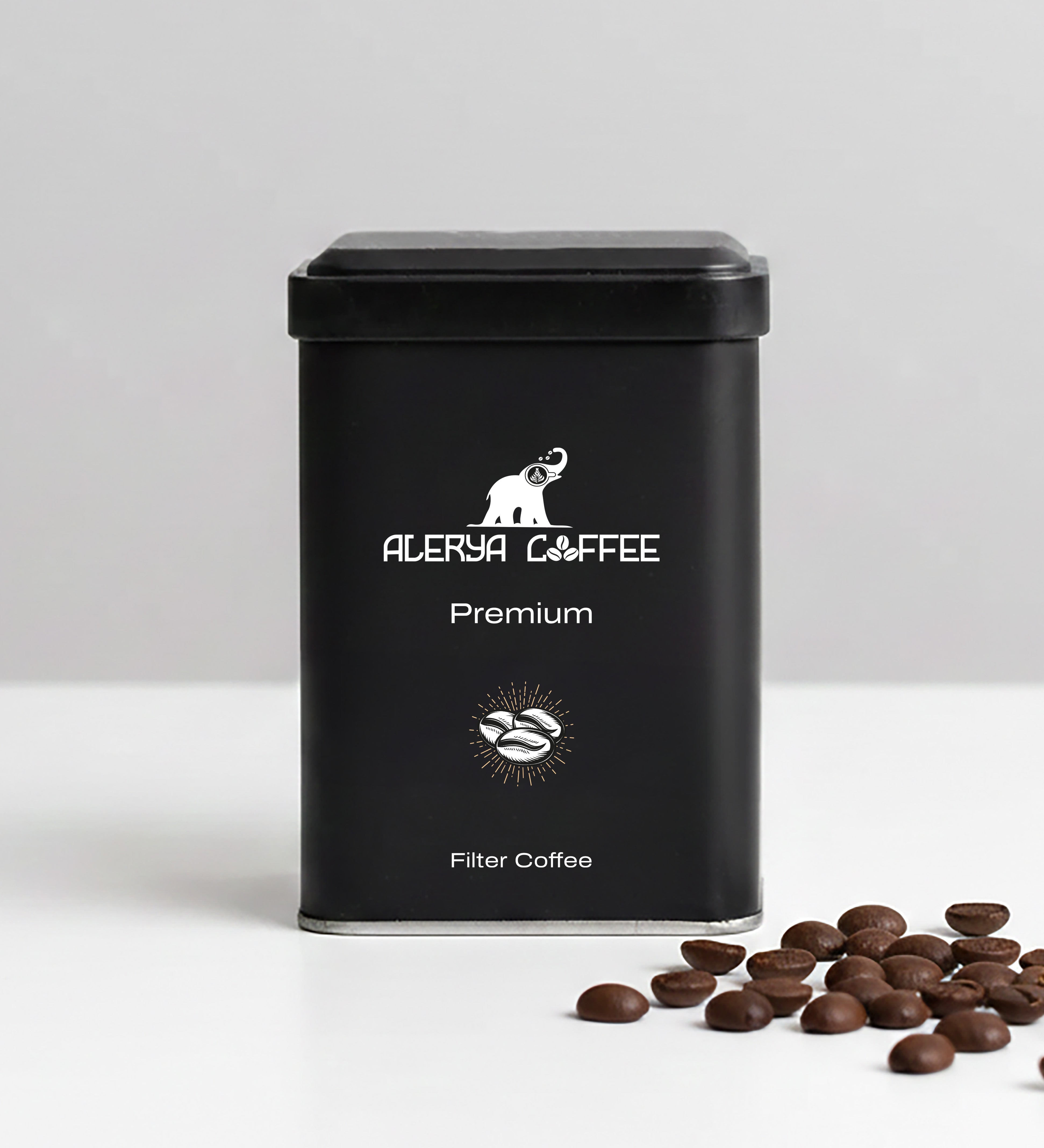 Alerya Metal Kutulu Hediyelik Premium Filtre Kahve 125g