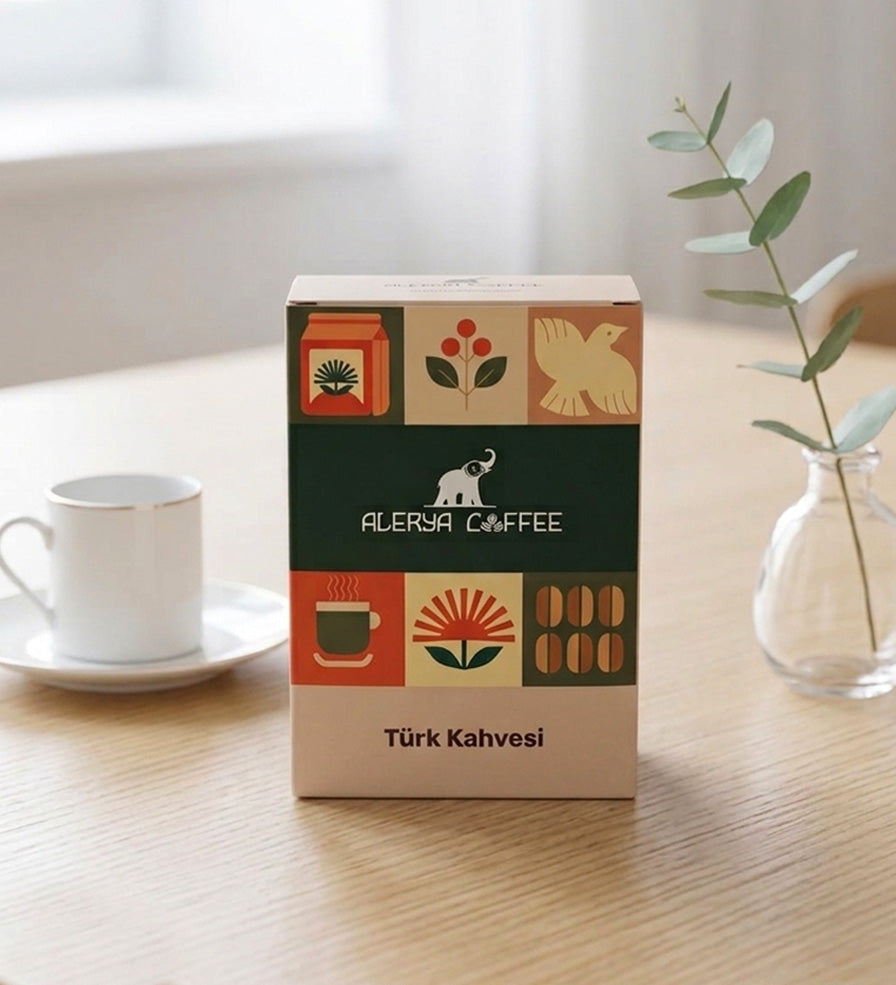 Alerya Türk Kahvesi 125 g - %100 Orta Kavrulmuş Arabica